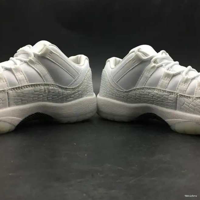 Rep TBK Jordan Air 11 White Low Frost 897331-100 Heiress 0327